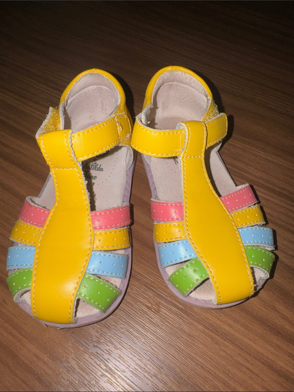 Matilda Jane Yellow Multicolor Girls' Sandals Size 7